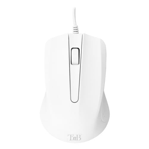 Tnb Shark - Mouse Óptico With Cable - White — image 1