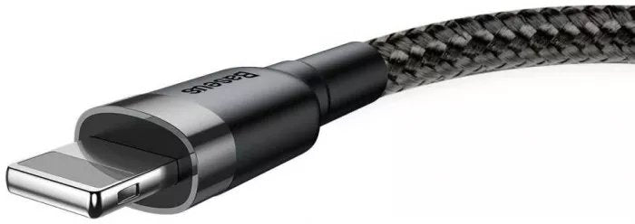 Baseus USB Cable 2.0 Lightning 1.5A 2M Grey And Black