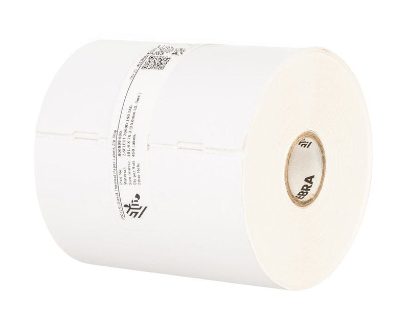 Zebra Z-select 2000D White Label Printer Self-adhesive