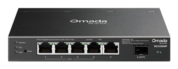Switch PoE Omada Access 6-PUERTOS Gigabit And 4 Ports PoE