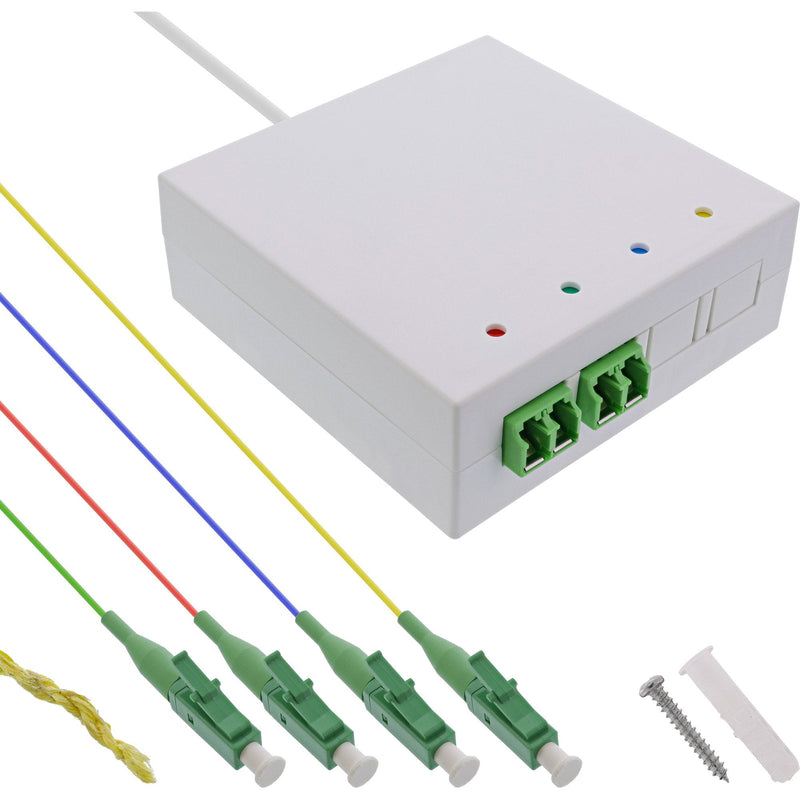 Inline® Ftth Connection Box Pre-assembled 4X Lc/Apc 9/125?M 20M