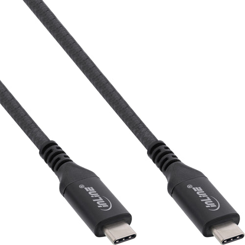 Inline Cable USB4, USB Type-c Male/Male Black 1M — image 1