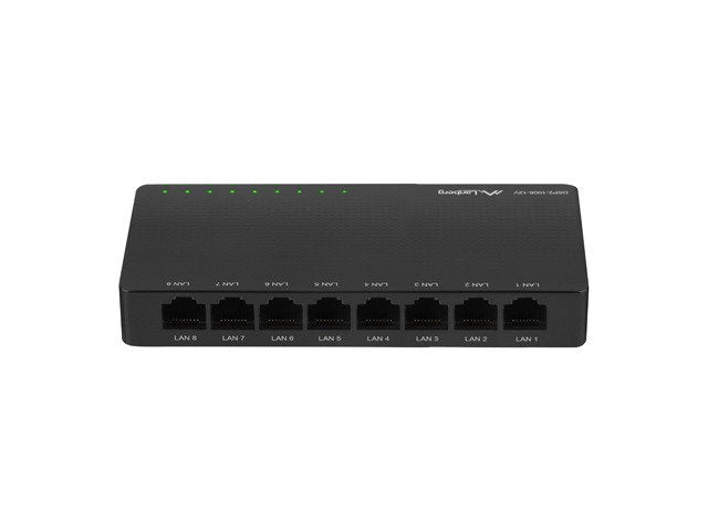 Lanberg Switch DSP2-1008-12V 8 Ports 12V, 1GB/S)