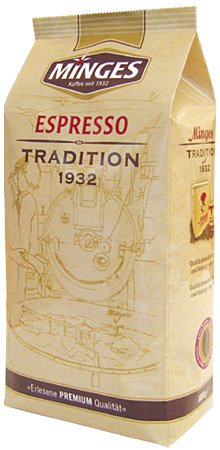 Minges Espresso Tradition 1932 Espressobohnen, Arabica- And Robustabohnen Kräftig, 1KG