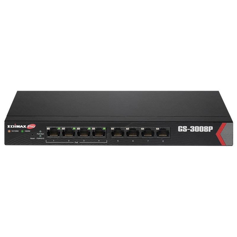 Edimax Switch Pro GS-3008P 8XGIGABIT/4XPOE/Small Form Factor GS-3008P