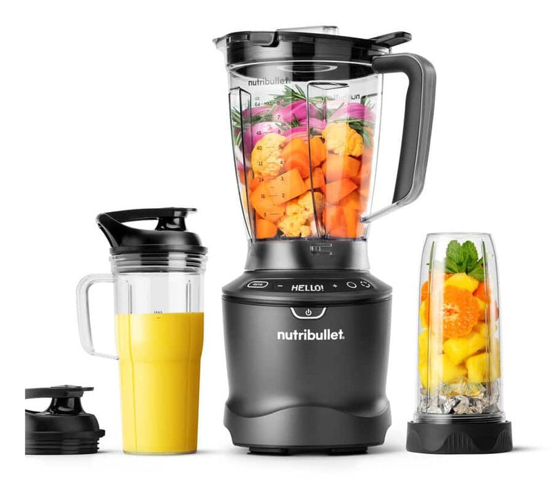 Nutribullet Blender Smartsense 1500 Combo NBF550DG Depie Gris Oscuro