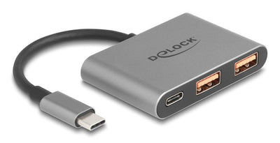 Delock Hub 3 Port USB 10Gbps With USB Type-c Zu 1 X USB Typc — image 1