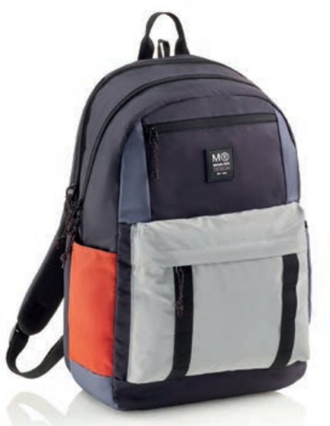 Backpack Miquelrius MR19336 School Grey Red