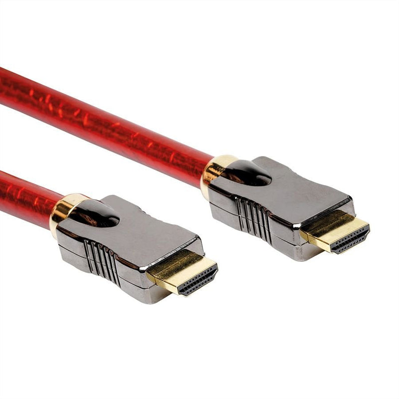 Roline 11045902 HDMI Cable 2M HDMI Type a Standard Black Red
