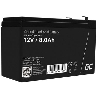 Greencell Battery Agm Vrla 12V 8AH — image 1