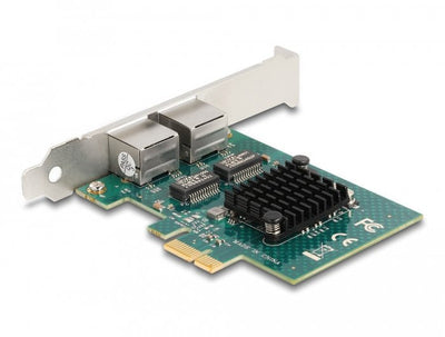 Delock 88206 Card Pci Express X1 a 2 X RJ45 Gigabit LAN — image 1
