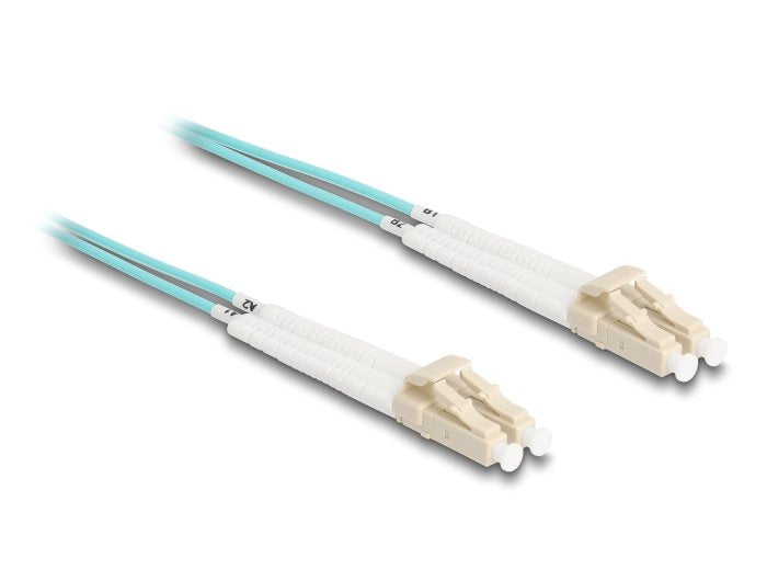 Delock Lwl Cable Lc Duplex a Lc Duplex Multimode OM3 Winkelbar 1M
