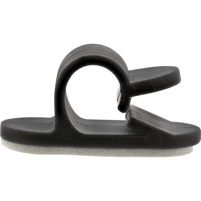 Inline 10 Units Gestor Cables With Tape Adhesiva 2,8CM Black