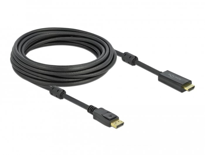 Delock Cable DisplayPort 1.2 - HDMI 4K 30 HZ 7M Black