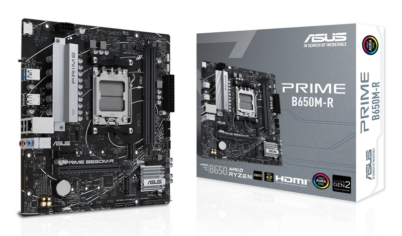 ASUS Motherboard Prime B650M-R AM5 B650 USB 5Gbps Aura