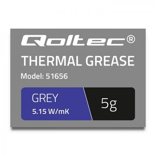 Qoltec 51656 Pasta Thermal 5.15W M-k 5G Grey