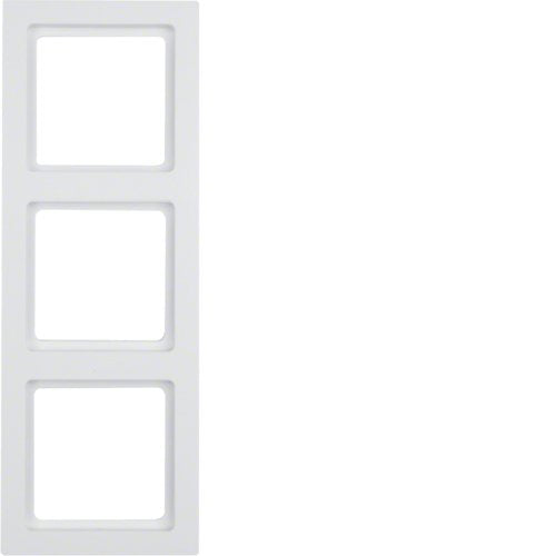 Berker 10136099 Frame Q.3 White Polar, Samt