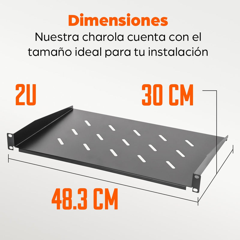 Intellinet 19 Tray Rack 300MM 1HE Sw