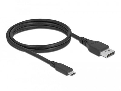 Delock Cable Bidireccional USB Type-c ™ a DisplayPort 8K 60 HZ 1,5M DP — image 1