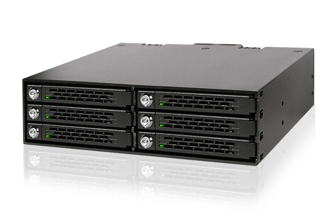 Icy Dock MB996SK-6SB Panel Bahía Hard Drive Black