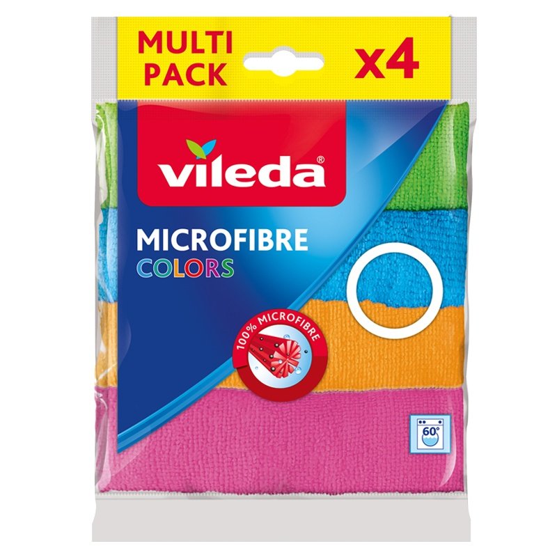 Vileda Cloth Microfibra Col 155717 4 Pieces