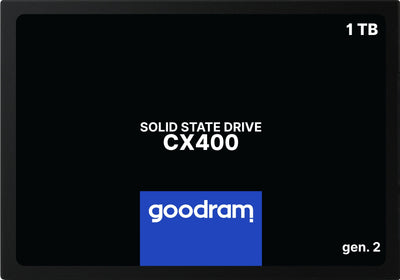 Goodram Drive SSD 1TB CX400 Serie 2,5 SATA-600 3D Nand 7MM - — image 1