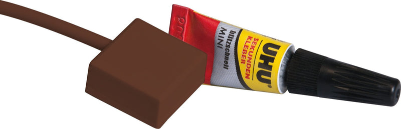 Abus Potenzialfreier Glasbruchmelder With Adhesive Brown