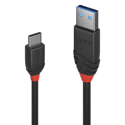Lindy 36916 USB Cable 1M USB 3.2 Gen 1 (3.1 Gen 1) USB a USB C Black — image 1