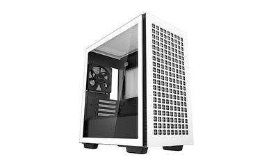 Deepcool PC Case CH370 Mid Tower Case, White — image 1