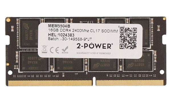 2-POWER Memory SODIMM 16GB DDR4 2400MHZ CL17 SODIMM MEM5504B