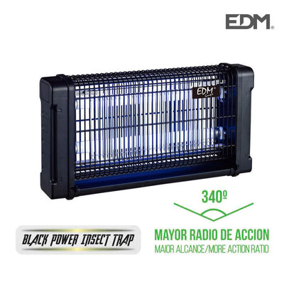 EDM Exterminador Insectos Professional Electronic 2X6W 31,6X10X26,5CM 340° Colour Black — image 1