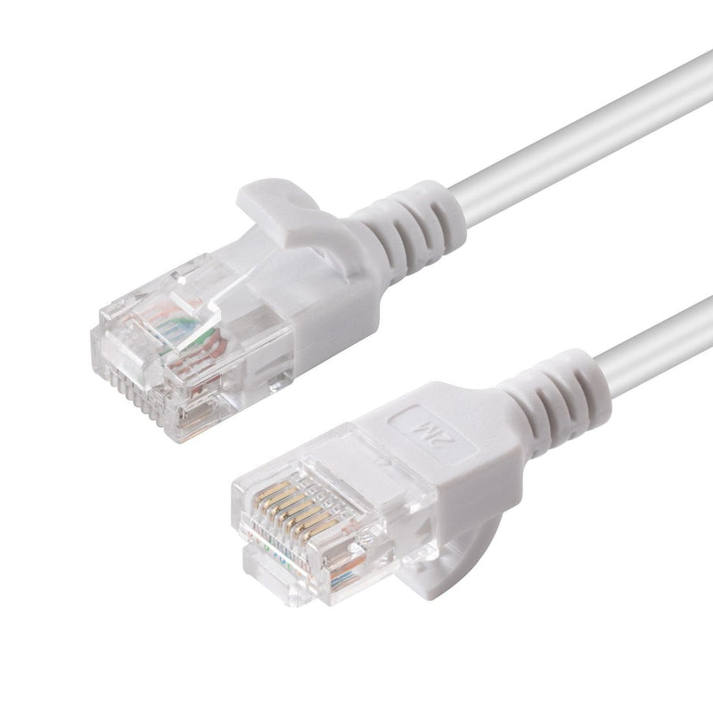 Microconnect V-UTP6A03W-SLIM Network Cable White 3M CAT.6A U/UTP (UTP)