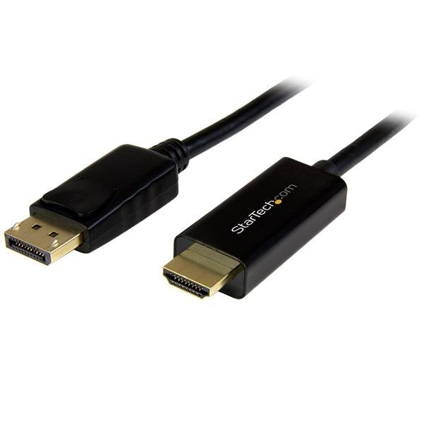 StarTech Cable DisplayPort a HDMI 1M Ultra HD 4K Black DP2HDMM1MB