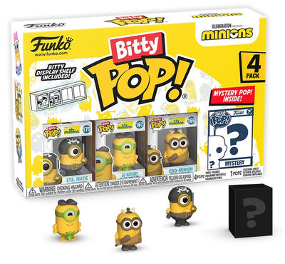 Blister 4 Figuras Bitty Pop Minions Series 1 — image 1