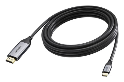 USB Cable C a HDMI 5M 4K a 60 HZ Connectors Chapados Oro USB C 3.2 (m) a HDMI (m) Diámetro Outdoor 4.5MM 18Gbp — image 1