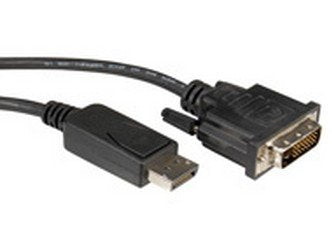 Roline DisplayPort Cable DP St - DVI St Black 2M