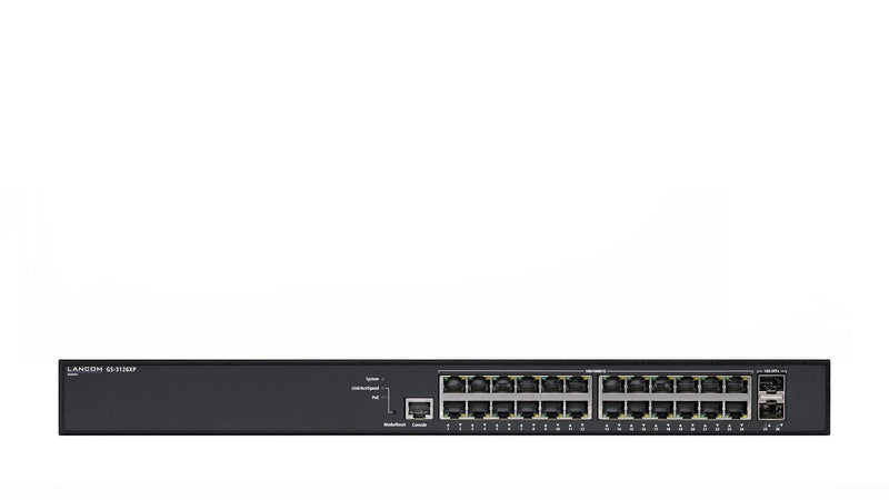 Lancom GS-3126XP Gestionado L3 Gigabit Ethernet (10/100/1000) Energía Sobre Ethernet (PoE) 1U Black