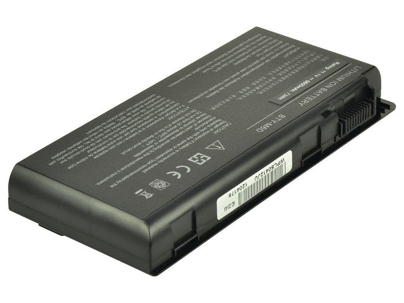 2-POWER Battery 11.1V 6600MAH Msi GT660 CBI3322A