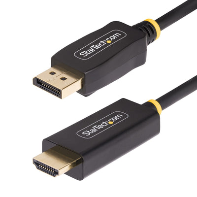 StarTech Cable .com Adapter DisplayPort Male a HDMI Male 1M Activo Supports 4K60HZ Compatible With Hdr — image 1