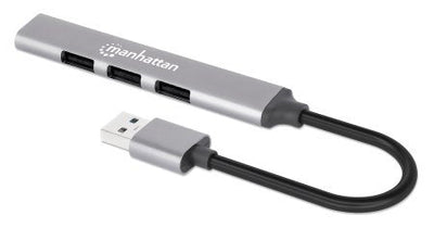Manhattan 4PORT USB-A Hub 3X480MBIT S 1XGBIT S USB-A Mecker — image 1