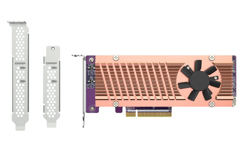 QNAP QM2-2P-384A Card And Adapter Interfaz Internal M.2
