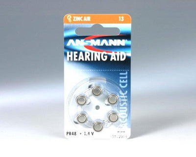 Ansmann 6 Batteries Zinc-aire 13 (PR48) 106946 — image 1