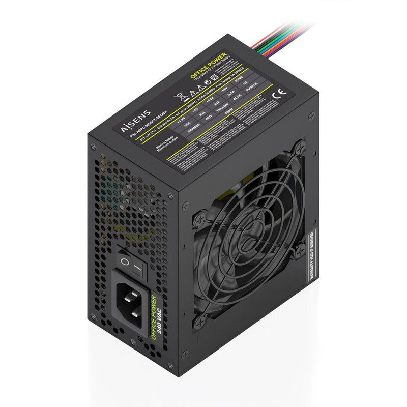 Aisens Power Supply Power Sfx 500W Oem, Black