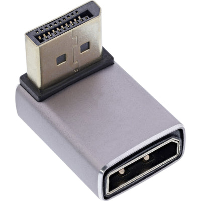 Inline® DisplayPort 1.4 Adapter, DisplayPort Male/Female, 90° Downwards, 8K UHD — image 1