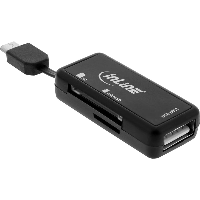 Inline Card Reader Otg Dual Flex SD And microSD With Port USB And 2 Ranuras Cards