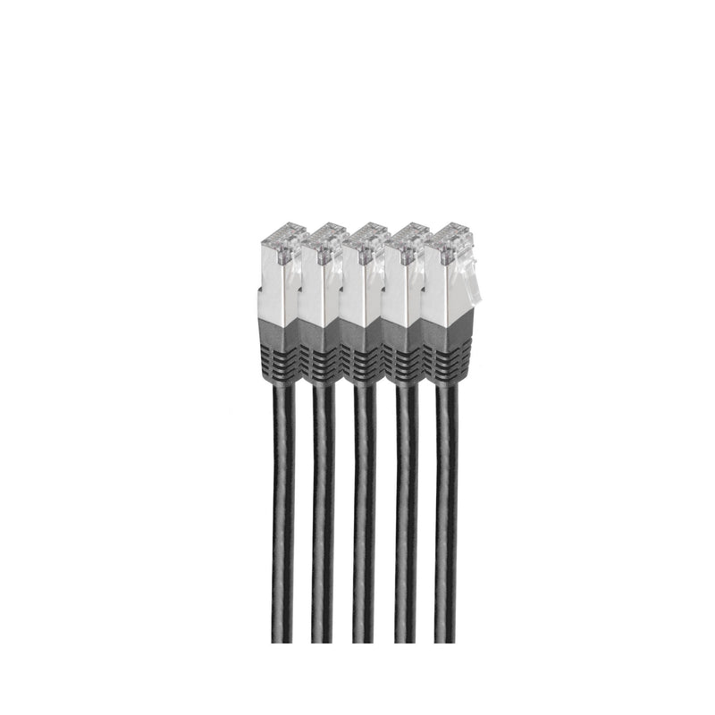 Shiverpeaks Network Cable CAT.6 S/FTP Lszh VE5 Black 0,25M