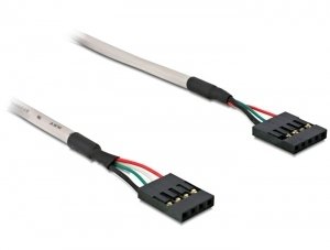 Delock USB Cable Pinheader 4PIN/5PIN Hembra-hembra