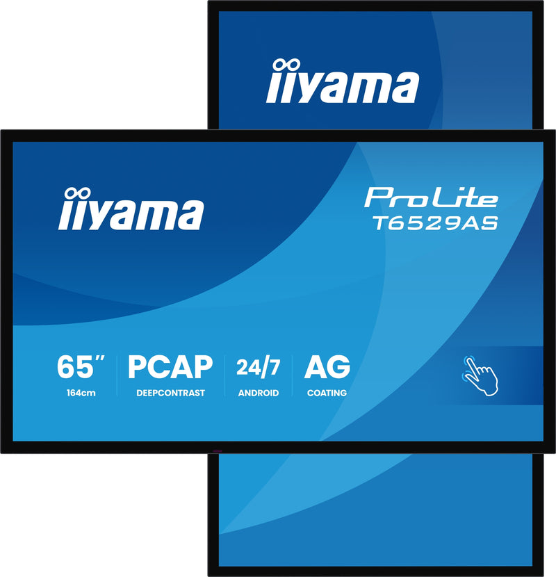 Iiyama T6529AS-B1AG Screen Señalización Panel Flat Interactivo 163,8CM (64.5) LED Wi-Fi 500 Cd / M² 4K Ultra H