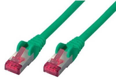 S-conn BS75713-AG Network Cable Green 3M CAT.6A S/FTP (s-STP) — image 1