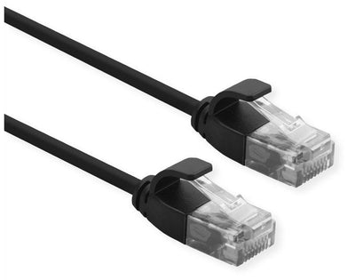 Roline UTP Datacenter Network Cable CAT.6A (class Ea), Lsoh, Slim, Black 5M — image 1
